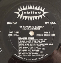 Load image into Gallery viewer, Lu Ann Simms : At Separate Tables (LP, Album)