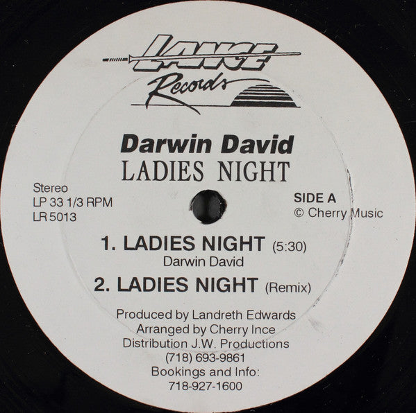 Darwin David, Soca Devil : Ladies Night / Weh Yo Want (12