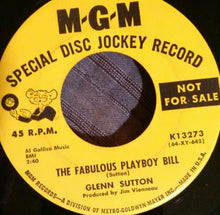 Load image into Gallery viewer, Glenn Sutton : Karate Sam / The Fabulous Playboy Bill (7")