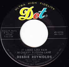 Load image into Gallery viewer, Debbie Reynolds : It Looks Like Rain In Cherry Blossom Lane (7")