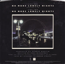 Load image into Gallery viewer, Paul McCartney : No More Lonely Nights (7", Single, Pit)