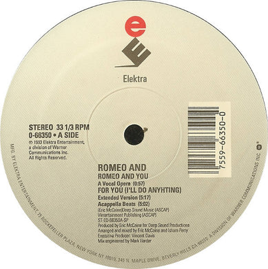 Romeo And : For You (I'll Do Anything) (12