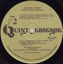 Load image into Gallery viewer, Sir Adrian Boult / The London Philharmonic Orchestra : Coloney Bogey / 14 Great Military Marches! (LP, Album, RE, RM)