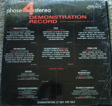 Load image into Gallery viewer, Various : Phase 4 Stereo Demonstration Record - Highlights From Recent Releases (Feb. - Sept. '68) (LP, Promo, Smplr)