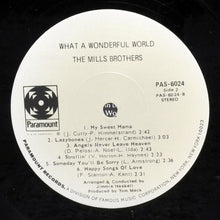 Load image into Gallery viewer, The Mills Brothers : What A Wonderful World (LP, Album)