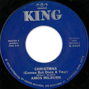 Charles Brown / Amos Milburn : Please Come Home For Christmas / Christmas (Comes But Once A Year) (7", Single, RE)