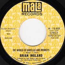 Load image into Gallery viewer, Brian Ingland : The World Of Gorillas And Monkeys / One Of These Days (We're Gonna Blow Ourselves Up) (7", Promo)