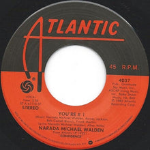 Load image into Gallery viewer, Narada Michael Walden : You're #1 (7")