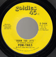 Load image into Gallery viewer, The Elegants /  Poni-Tails : Little Star / Born Too Late (7", RE, Styrene)