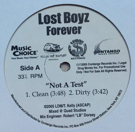 Lost Boyz : Not A Test (12
