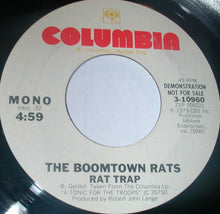 Load image into Gallery viewer, The Boomtown Rats : Rat Trap (7", Promo)