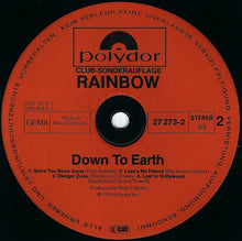 Load image into Gallery viewer, Rainbow : Down To Earth (LP, Album, Club)