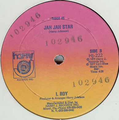 Sheila Hylton / I-Roy : Letter From Miami / Jah Jah Star (12