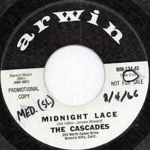 Load image into Gallery viewer, The Cascades (2) : Midnight Lace (7", Single, Promo)