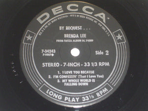 Brenda Lee : By Request (2x7", Album, Jukebox)