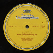 Load image into Gallery viewer, Sergei Prokofiev · Camille Saint-Saëns · Loriot · Karlheinz Böhm · Alfons &amp; Aloys Kontarsky · Wiener Philharmoniker · Karl Böhm : Prokofieff: Peter Und Der Wolf / Saint-Saëns: Der Karneval Der Tiere (LP, Album, Gat)