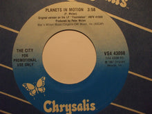 Load image into Gallery viewer, The City (2) : Planets In Motion (7", Single, M/Print, Promo)