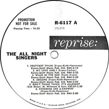 Load image into Gallery viewer, The All-Night Singers : The All Night Singers (LP, Album, Mono)