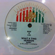 Load image into Gallery viewer, Bassy : What A Ting (12&quot;)
