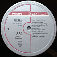 Load image into Gallery viewer, Georg Friedrich Händel - John Eliot Gardiner - The English Baroque Soloists : Music For The Royal Fireworks - Feuerwerksmusik - 2 Concerti A Due Cori (LP, Album)