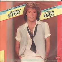 Load image into Gallery viewer, Andy Gibb : (Our Love) Don't Throw It All Away / One More Look At The Night (7", Single)