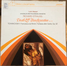 Load image into Gallery viewer, Richard Strauss / Pyotr Ilyich Tchaikovsky, Lorin Maazel, New Philharmonia Orchestra : Death &amp; Transfiguration (Op. 24) / Francesca Da Rimini･ Fantasia After Dante, Op. 32 (LP)