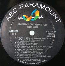 Load image into Gallery viewer, Micki Marlo : Married I Can Always Get! (LP, Album, Mono)
