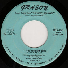 Load image into Gallery viewer, Ralph Carmichael : The Restless Ones (Four Songs From The Motion Picture) (7", EP, RE)