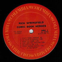 Load image into Gallery viewer, Rick Springfield : Comic Book Heroes (LP, Album, Gat)