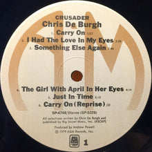 Load image into Gallery viewer, Chris De Burgh : Crusader (LP, Album)