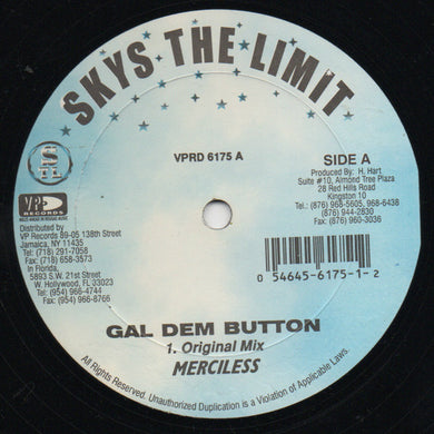 Merciless : Gal Dem Button (12