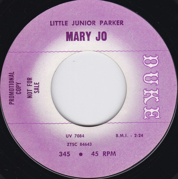 Little Junior Parker : Mary Jo / Annie Get Your Yo-Yo (7