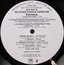 Load image into Gallery viewer, Various : Hit Kit II (LP, Promo)