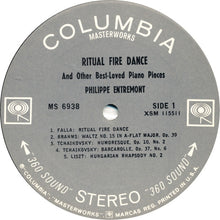 Load image into Gallery viewer, Philippe Entremont : Ritual Fire Dance (LP)