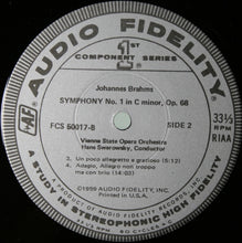 Load image into Gallery viewer, Johannes Brahms / Orchester Der Wiener Staatsoper Conducted By Hans Swarowsky : Symphony No. 1 In C Minor, Opus 68 (LP, Album)