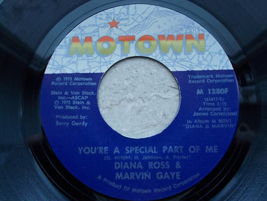 Diana Ross & Marvin Gaye : You're A Special Part Of Me / I'm Falling In Love With You (7