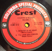 Load image into Gallery viewer, Crest (4) : Country &amp; Western Record 3 (7", EP)