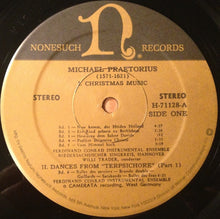 Load image into Gallery viewer, Michael Praetorius / Johann Hermann Schein - Ferdinand Conrad Instrumental Ensemble / Niedersächsischer Singkreis / Willi Träder : Christmas Music / Dances From "Terpsichore" / Two Suites From "Banchetto Musicale" (LP, Album)