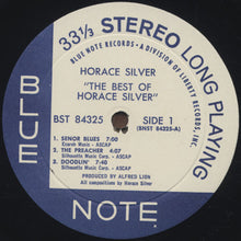 Load image into Gallery viewer, Horace Silver : The Best Of Horace Silver (LP, Comp)