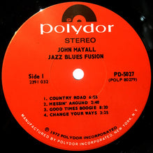 Load image into Gallery viewer, John Mayall : Jazz Blues Fusion (LP, Album, Scr)