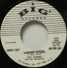 Load image into Gallery viewer, Lee Simms Orchestra : Blue Mudd / Simmer Down (7", Promo)