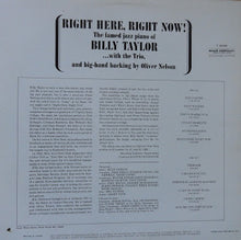 Load image into Gallery viewer, Billy Taylor : Right Here, Right Now! (LP, Album)