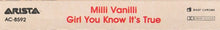 Load image into Gallery viewer, Milli Vanilli : Girl You Know It&#39;s True (Cass, Album, BAS)