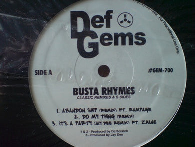 Busta Rhymes : Classic Remixes & B Sides (12