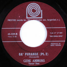 Load image into Gallery viewer, Gene Ammons : Ca' Purange (7")