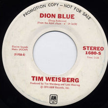 Load image into Gallery viewer, Tim Weisberg : Dion Blue (7", Promo)