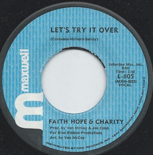 Faith, Hope & Charity : Let's Try It Over / So Much Love (7
