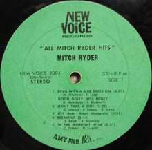 Load image into Gallery viewer, Mitch Ryder : All Mitch Ryder Hits! (LP, Comp, BW )