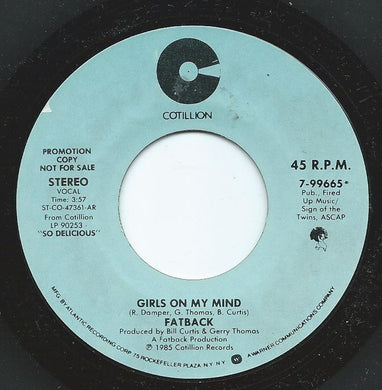 The Fatback Band : Girls On My Mind (7