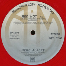 Load image into Gallery viewer, Herb Alpert : Red Hot (12&quot;, Promo, Red)